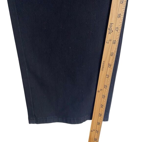 Soft Surroundings The Ultimate Crop Straight Leg Jeans 18P Black Stretch Casual - Picture 5 of 10